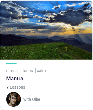 Mantra MindEasy meditation course