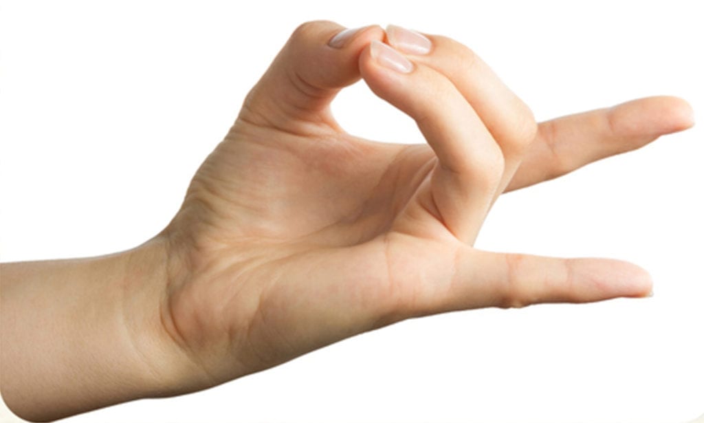 Meditation Positions - Hand position Apan Mudra
