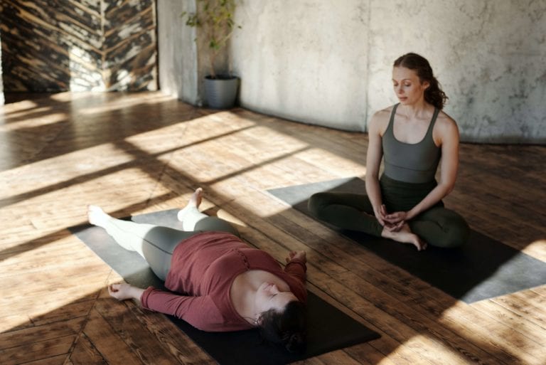 Meditation Positions - Lying down