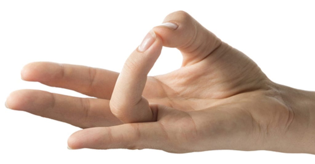 Meditation Positions - Hand position Prithvi Mudra