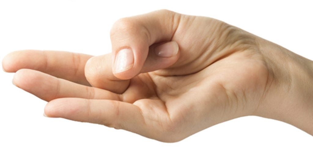 Meditation Positions - Hand position Shunya Mudra