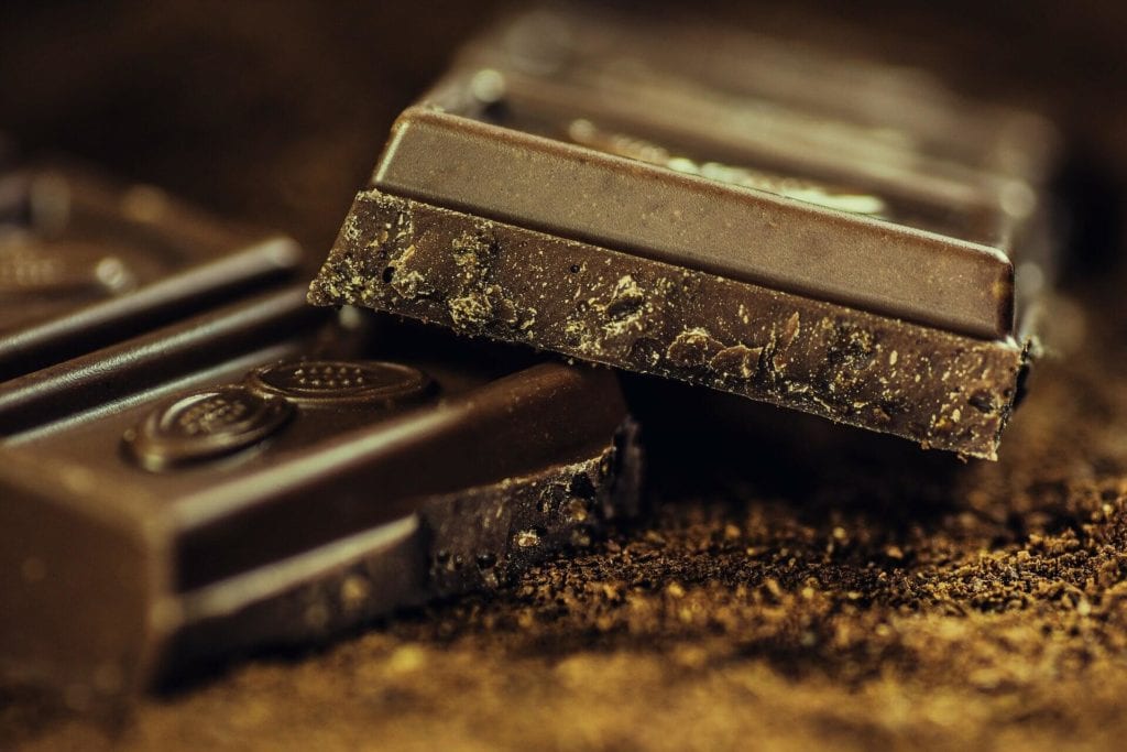 Mood-boosting food - dark chocolate