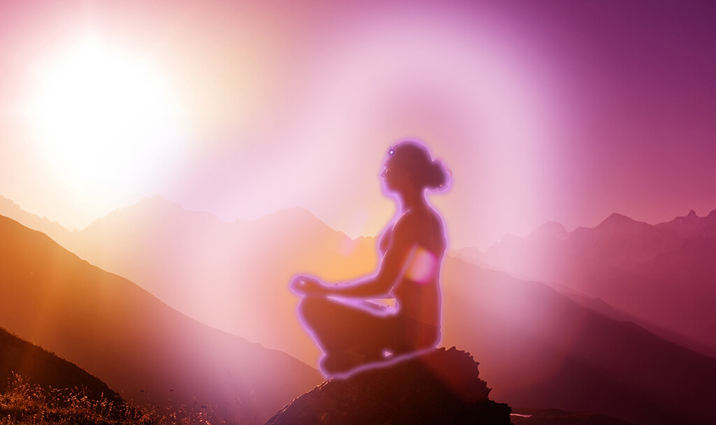 Purple Aura meditation