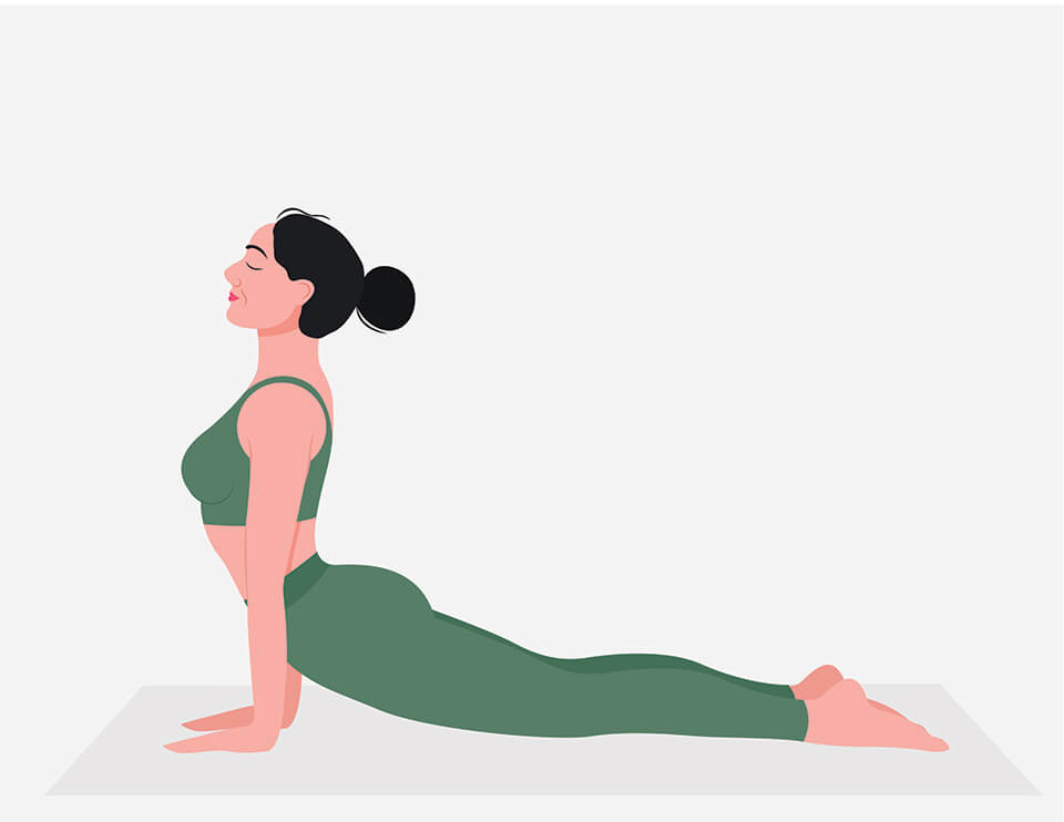 upward faceing dog - chakra yoga